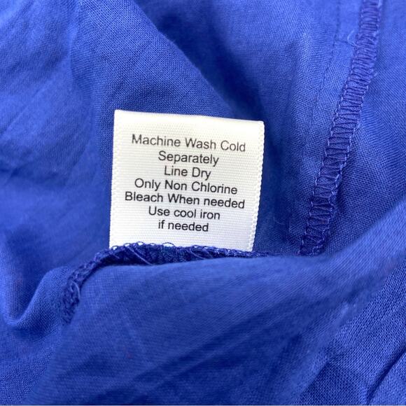 NWT NSR KENNY SATIN JACQUARD DRESS IN ROYAL BLUE XL - Picture 7 of 7